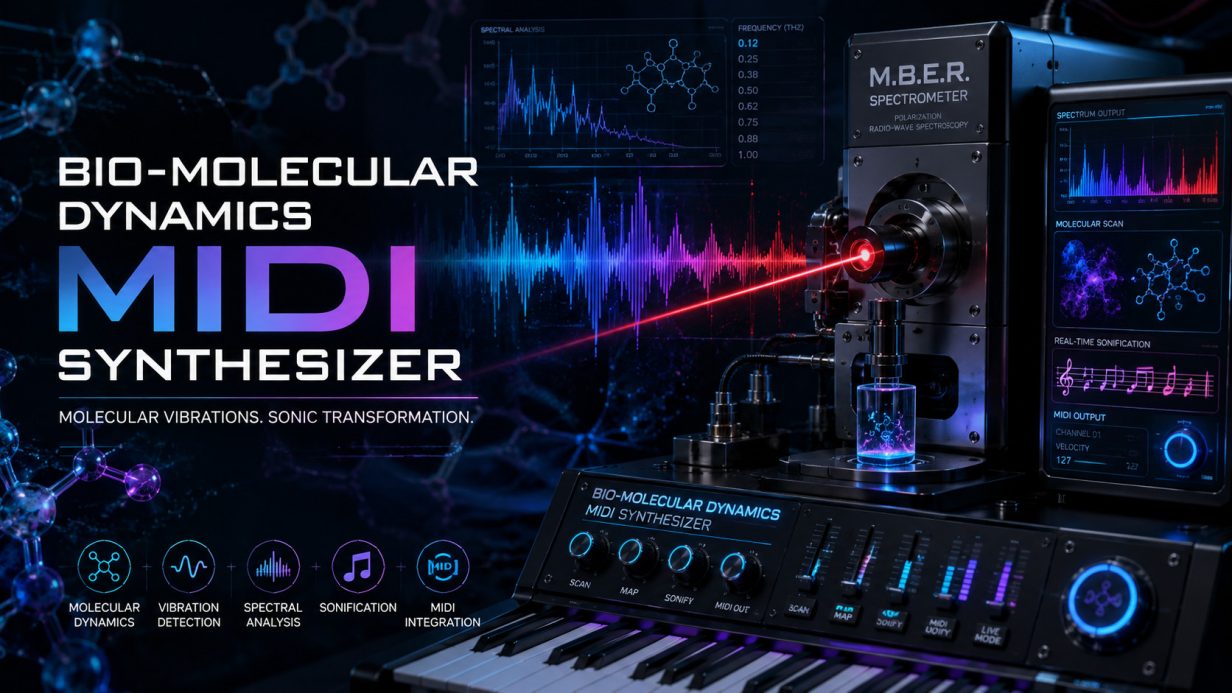 Bio-Molecular Dynamics MIDI Synthesizer adaris lab