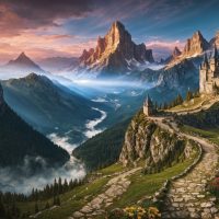 Fantastic worlds paintings by Adaris 47 Fantastic worlds paintings by Adaris 46