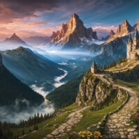 Fantastic worlds paintings by Adaris 47 Fantastic worlds paintings by Adaris 46