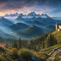 Fantastic worlds paintings by Adaris 51 Fantastic worlds paintings by Adaris 50