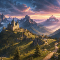 Fantastic worlds paintings by Adaris 55 Fantastic worlds paintings by Adaris 54