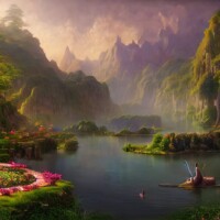 flowering gardens of limuria Visionary Art by Adaris flowering gardens of limuria Visionary Art by Adaris